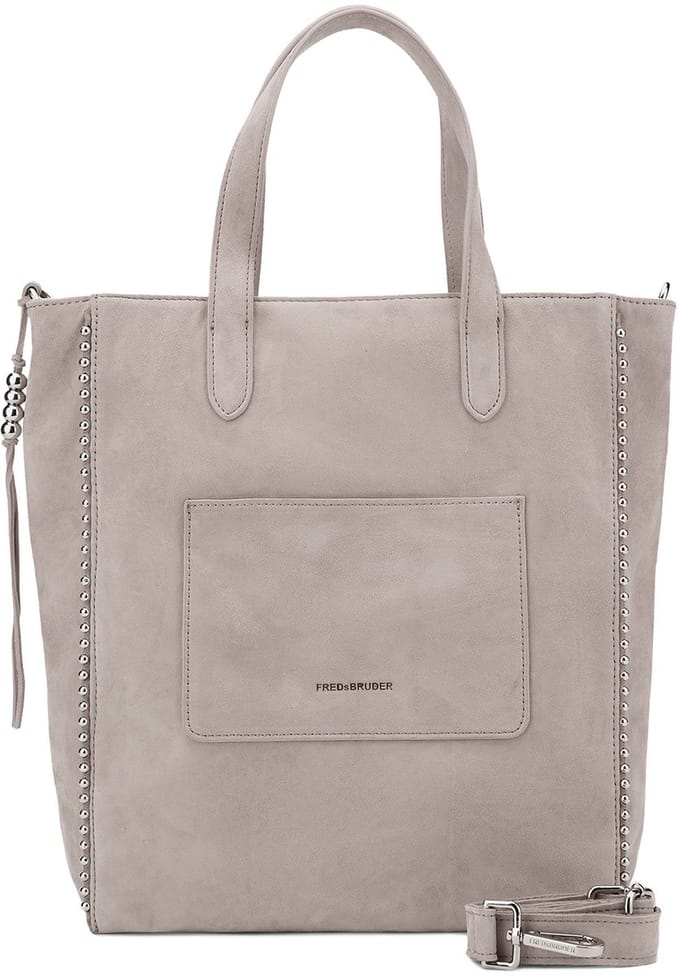 FREDsBRUDER Leren Schoudertas All About Beads Shoulderbag Chai Latte Oud roze