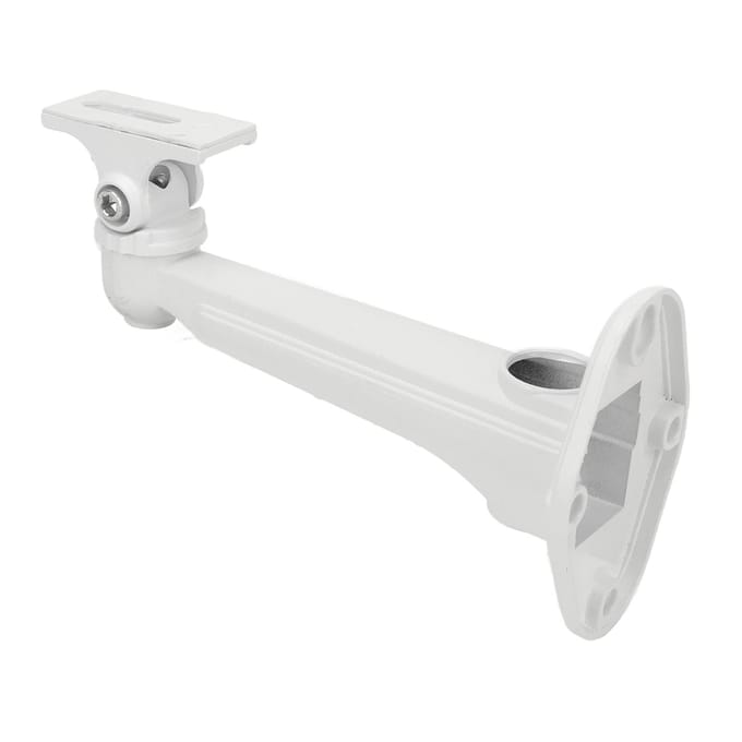 Support de Surveillance Alliage d'Aluminium Réglage à 180 Degrés Caméra de Montage Mural/Plafond Intérieur Extérieur white