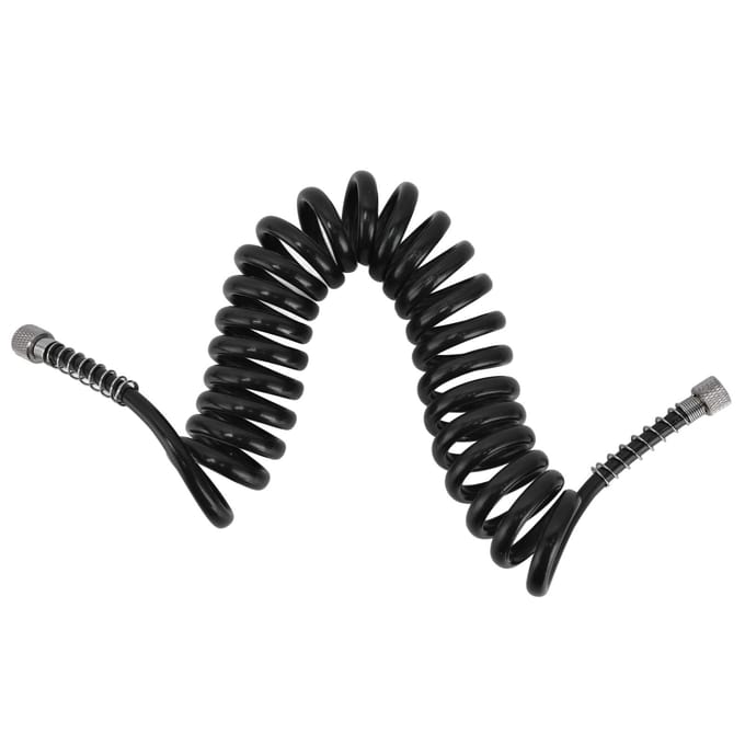 Luchtslang Polyurethaan Spiraal Luchtslang met G1/8 Binnendraad Koppelingen voor Verf Airbrush Accessoires wit