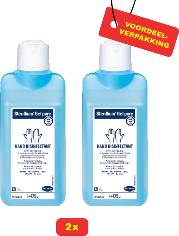 Sterillium GEL. Handdesinfectant van Hartmann - 2 x 475ml voordeelverpakking