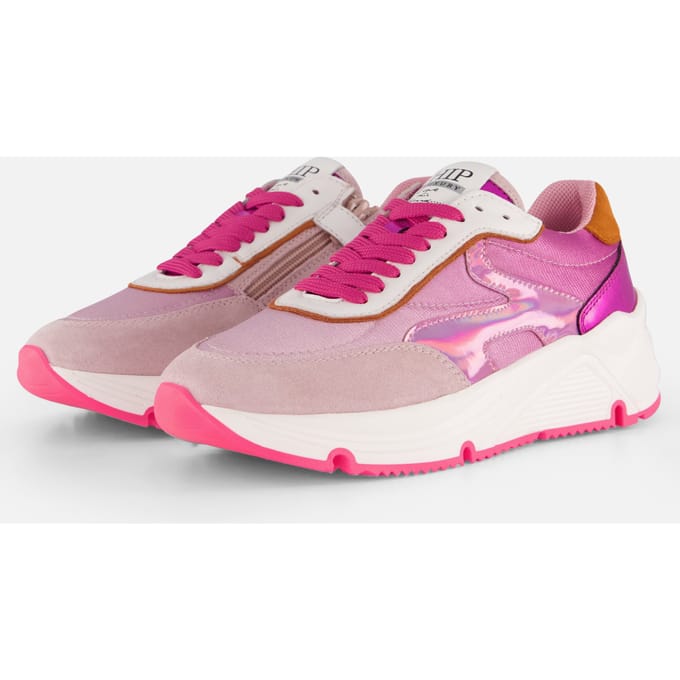 HIP HIP Metallic Sneakers roze Leer