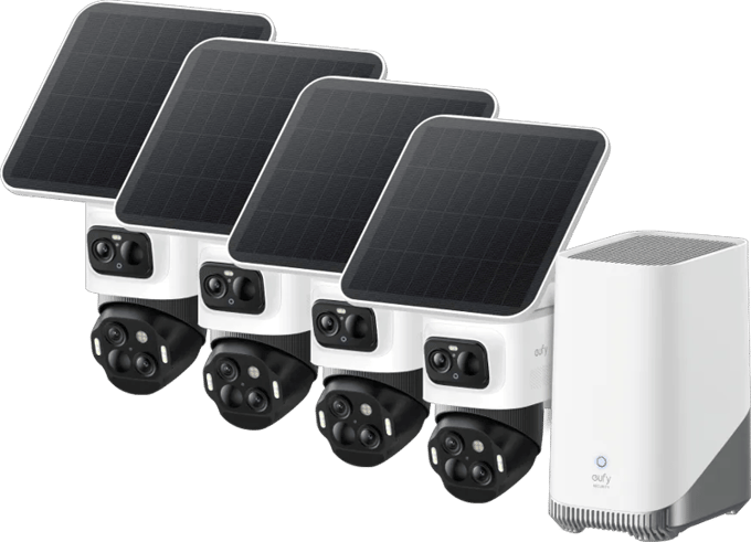 Eufycam S4 4-pack + Homebase 3