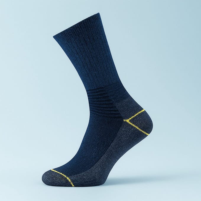 Stapp Yellow Werksokken | Blauw | Vochtregulerend en Verstevigd | 12 Paar