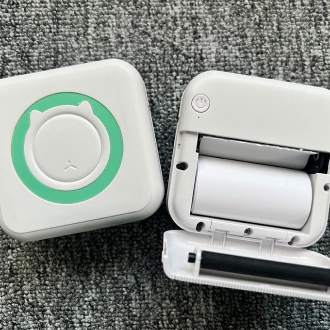 1 PC Draagbare Mini Thermische Printer Pocket Student Mini Fout Machine Printer met USB Kabel Imprimante groen