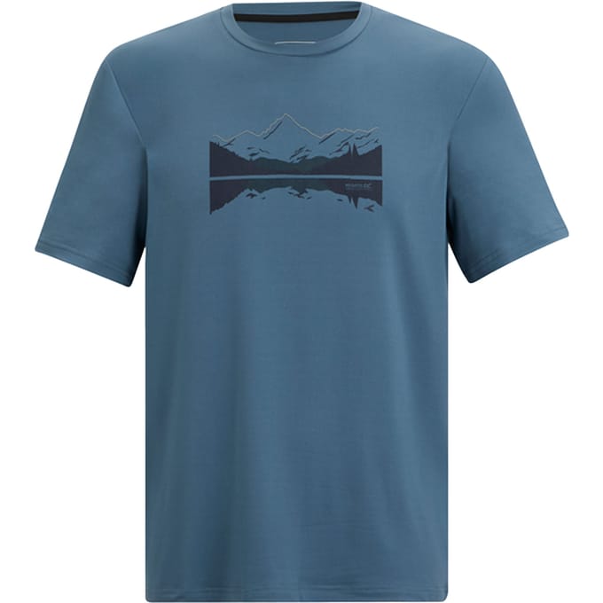 Regatta Heren Fingal T-shirt (China Blauw)