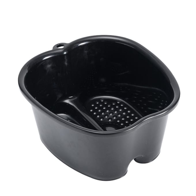 Voetbad – Extra Groot – Thuis Pedicurekuip – Verlicht Vermoeide Voeten – Verwijdert Eelt & Dode Huid – Voor Spa & Salon – Wit – 1 Stuk