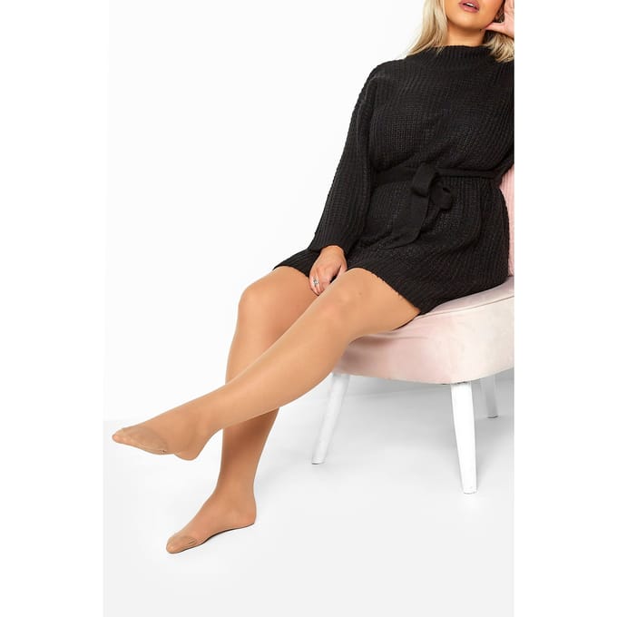 Yours 30 Denier Matte Panty In Nudesize 44-48