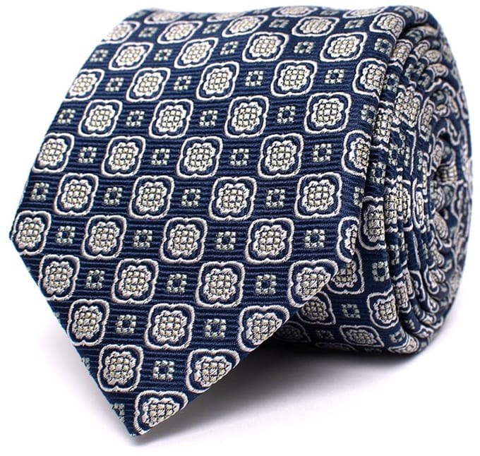 Tresanti DONELL Silk tie with small medallion Green (TRTIIE360 - 900)