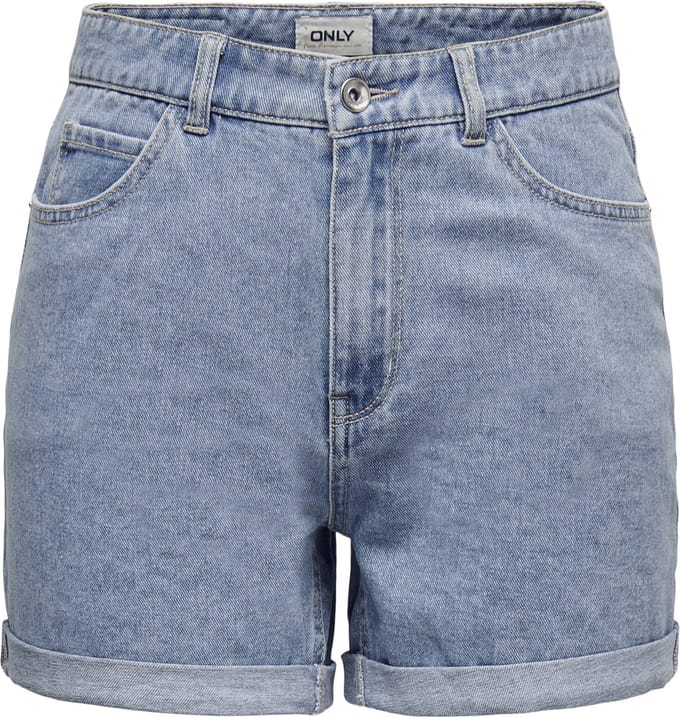 ONLY - ONLVEGA HW MOM DNM SHORTS NOOS - Dames - Bermuda shorts
