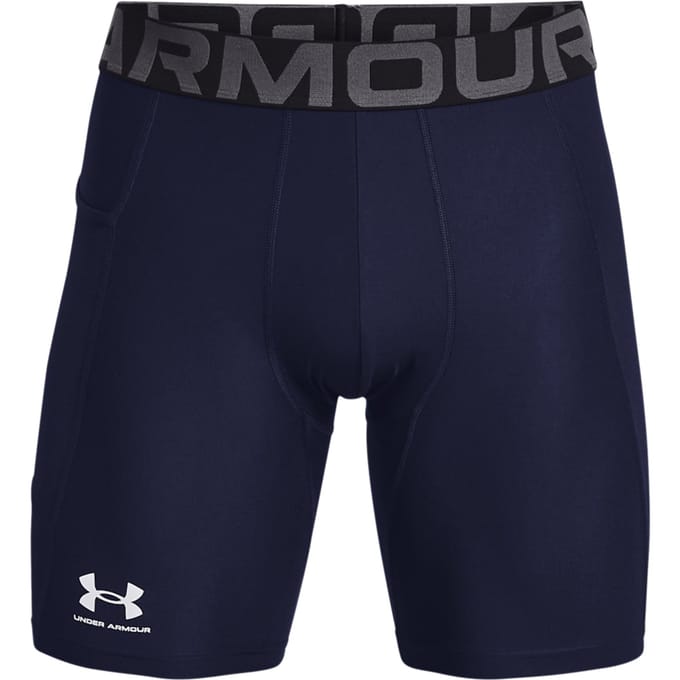 Under Armour UA HG Armour Shorts Heren Sportbroek - Navy - Wit