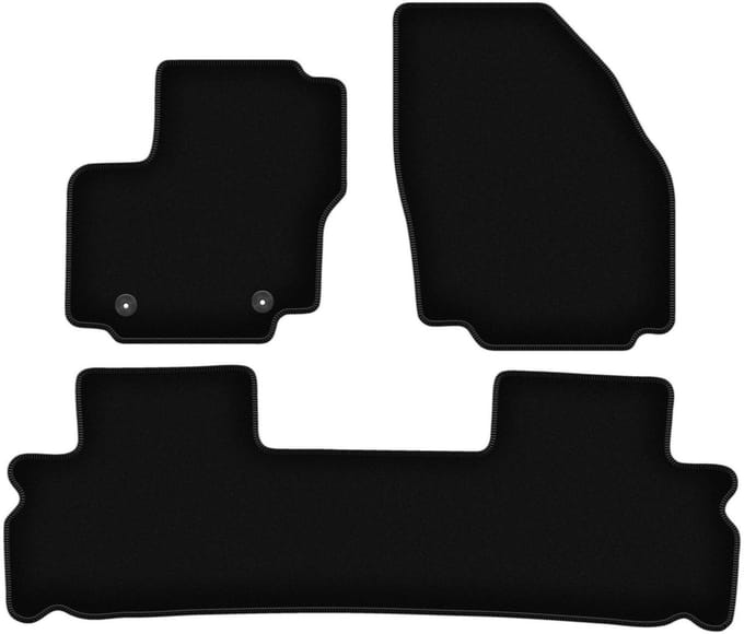 BASIC zwarte veloursmatten voor: Ford S-MAX MK1 minivan (2006-2012)