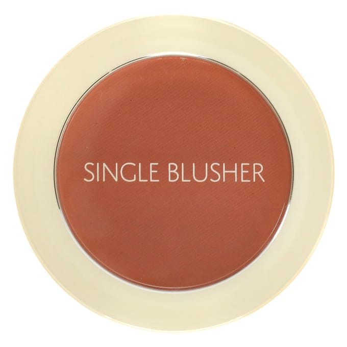 The Saem, Saemmul, single blusher, CR02 baby coral, 0.18oz white