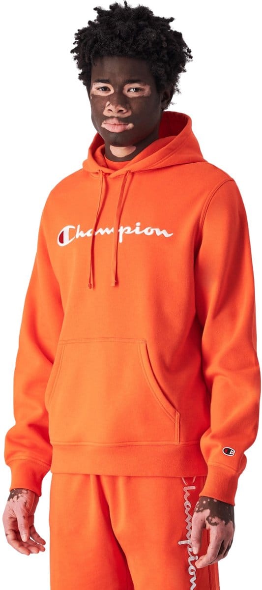 Champion Sweater Heren Hooded Oranje - Maat M