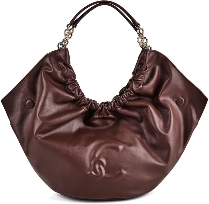 COCCINELLE Leren handtas schoudertas Smash Handbag Smooth Leather Berry donkerpaars