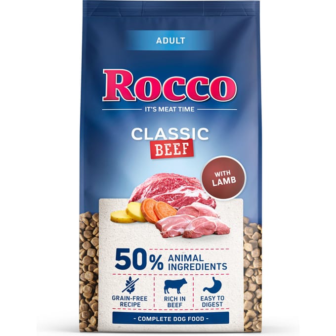 Rocco Adult Rundvlees met Lam - Dubbelpak 2 x 10 Kg