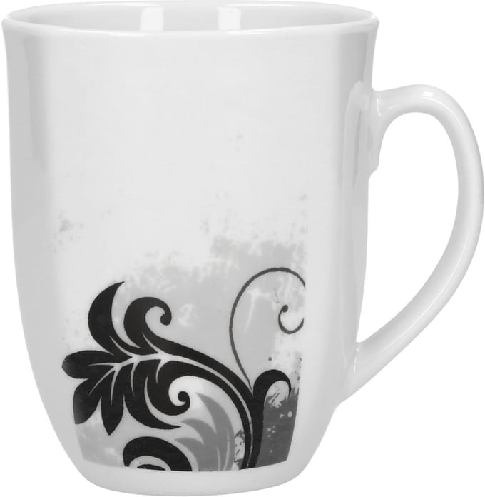 Koffiemok Black Flower 33cl