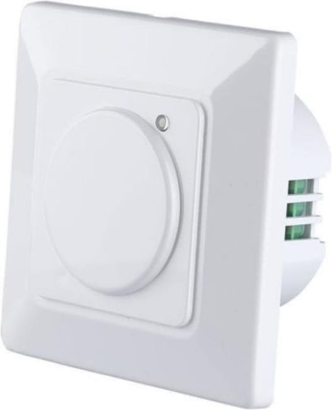 Wit gebouwd -in microgolfbewegingsdetector - Kunststof - Wit - SILUMEN
