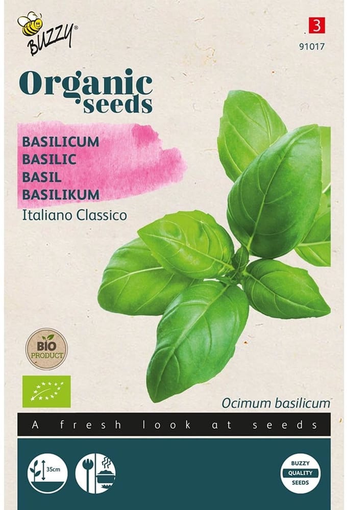 Buzzy® Organic Basilicum - Italiano Classico (BIO)