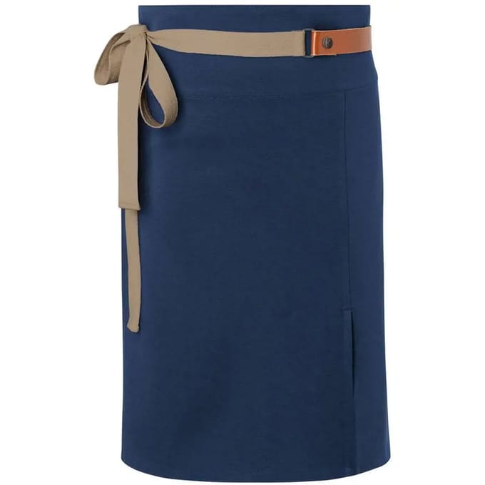 Karlowsky Green-Generation Lederen taille schort (Staalblauw)