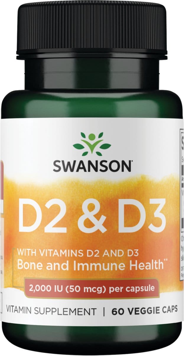 Swanson health Vitamin D Complex with Vitamins D-2 & D-3