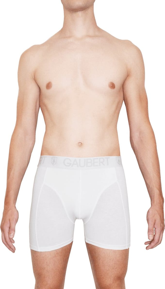 Gaubert - Boxershorts - 2-Pack - Heren - Wit - Maat S