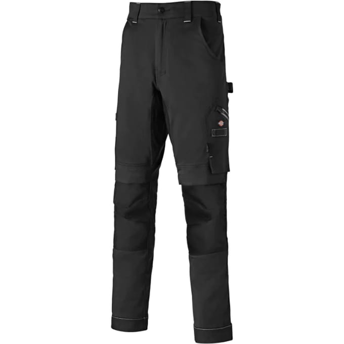 Dickies Universele Flex Kniestuk Heren Zwarte Werkbroek
