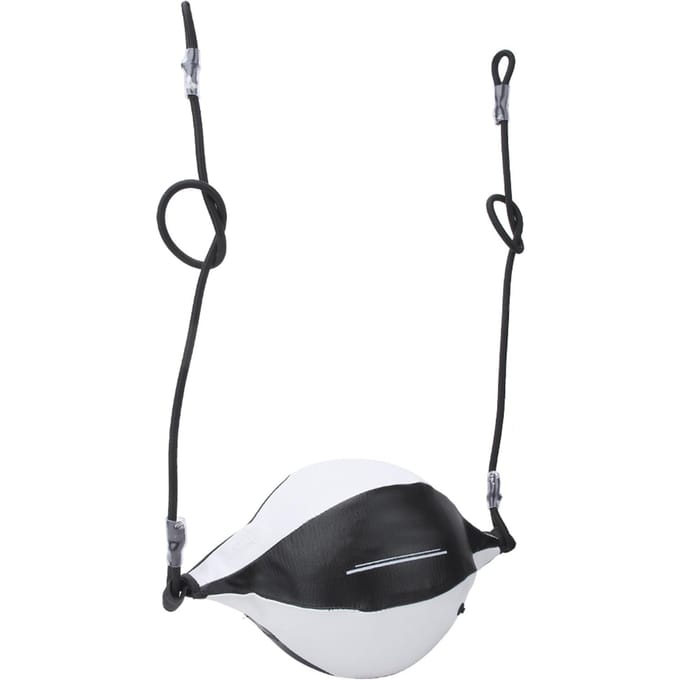 Balle de Vitesse Gonflable Suspendue à Double Extrémité Équipement d'Entraînement de Boxe Réflexe Noir Blanc black