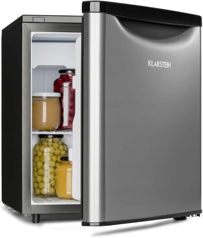 Mini-koelkast met vriesvak - 47L, 41 dB, Energiebesparend, Compact en Modern Design