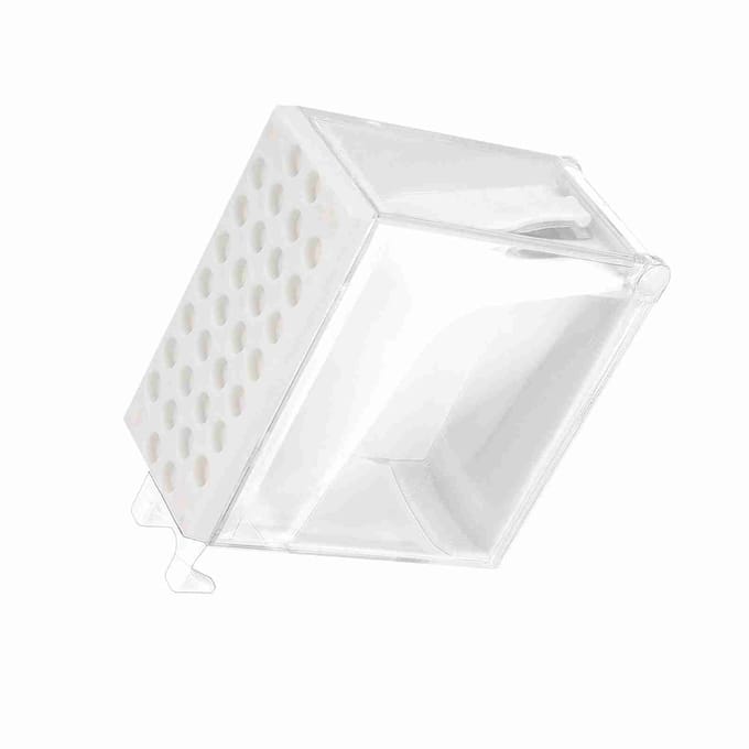 Distributeur de Rouleaux de Coton Dentaire Dentiste Diviseur Support Type Pression Blanc white