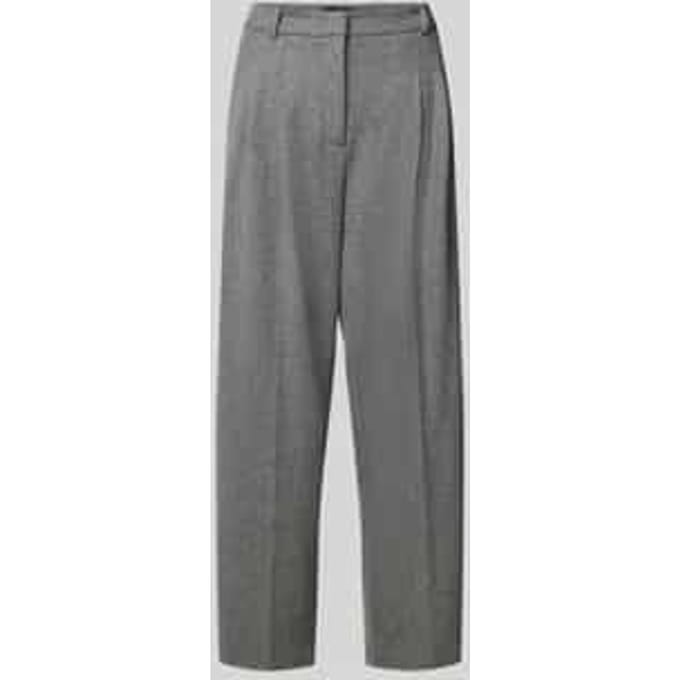 Loose fit stoffen broek met wol Model 'EMILIE'