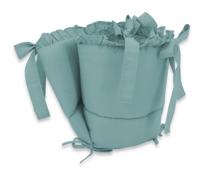 Babybam Bedomrander Royal Ruches Groen-180 X 30 cm
