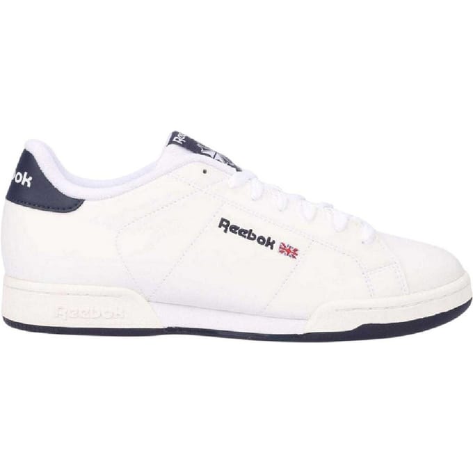 Reebok Volwassen uniseks NPC II SYN-trainers (Wit, Marine)