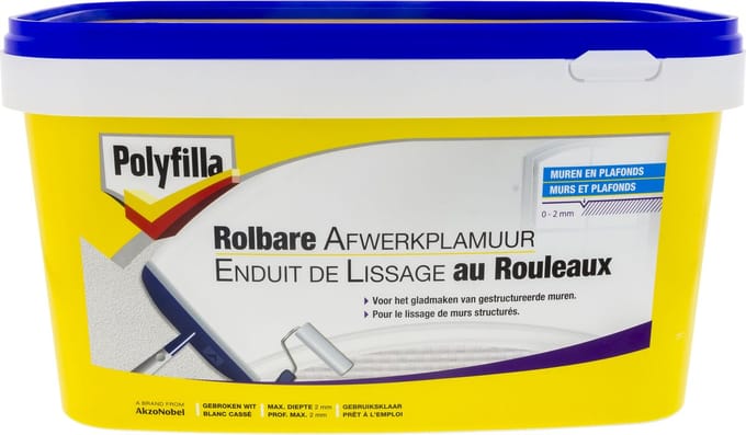 Polyfilla Rolbare Afwerkplamuur 10 L