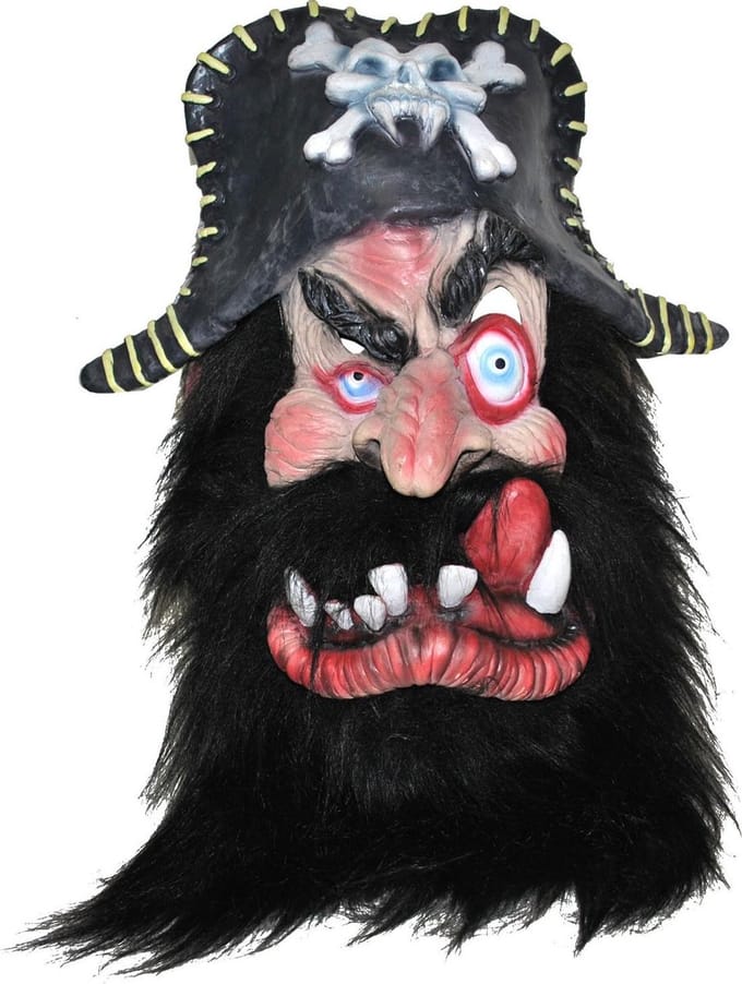 Masker Piraat (Groot) | Verkleedmasker