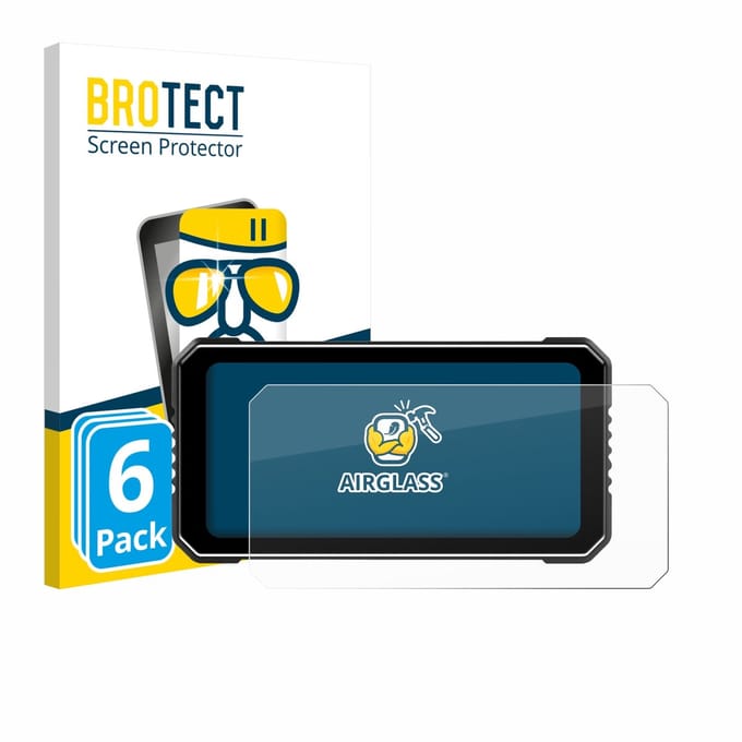 Screenprotector 6 Stuks voor Vtopek MT26 6.25" Beschermglas transparant