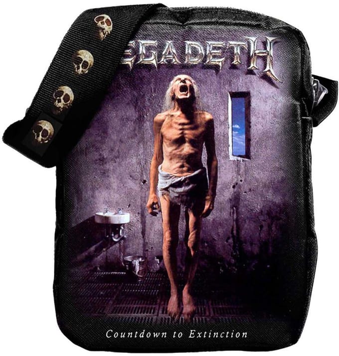 Rocksax Megadeth - Countdown To Extinction Crossbody tas - Multicolours
