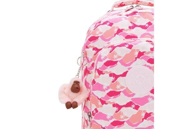 KIPLING Class Room Pink Palm Boekentassen en rugzakken