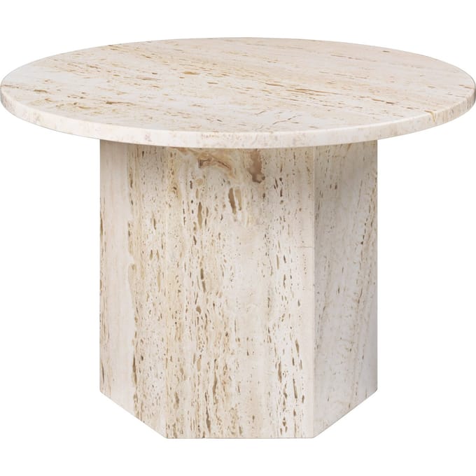 Gubi Epic Salontafel - neutral white - Ø60 cm