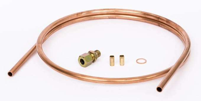 Danfoss Stuurleiding AF Cu-buis d:10 x 1 mm x 1500 mm, G1/4, 003G1391
