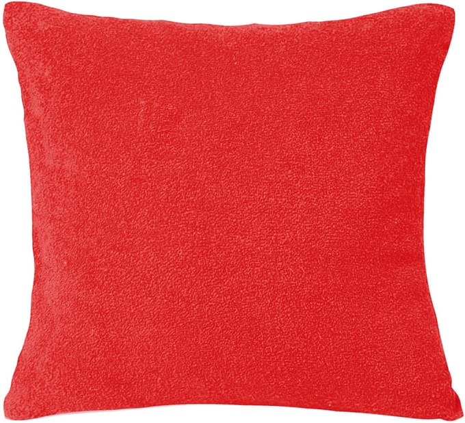Frote Kussensloop 40x40 cm Rood - Zachte Katoenmix