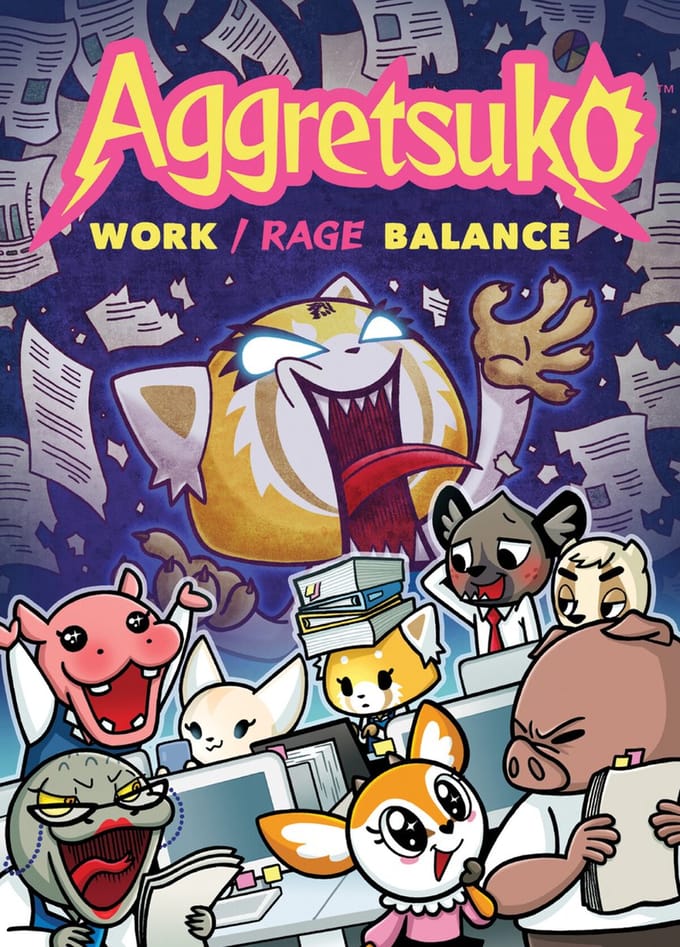 Aggretsuko - Kaartspel - Engelstalig - Renegade Game Studios