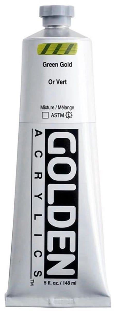 Golden Heavy Body Acrylverf Groengoud 148 ml