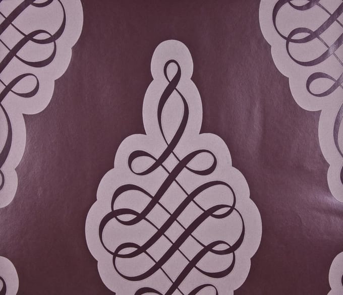 Dutch Wallcoverings Vliesbehang slinger - paars/lila