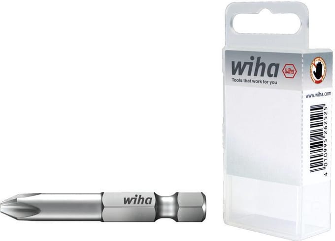 Wiha Bitset Professional 50mm (1/4) Phillips (PH1) VE=2 - 38676