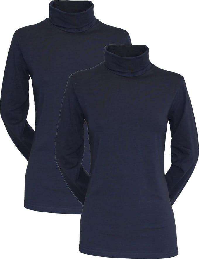 Campri Skipully (2-PACK) - Wintersportpully - Dames - Navy (010) - maat L