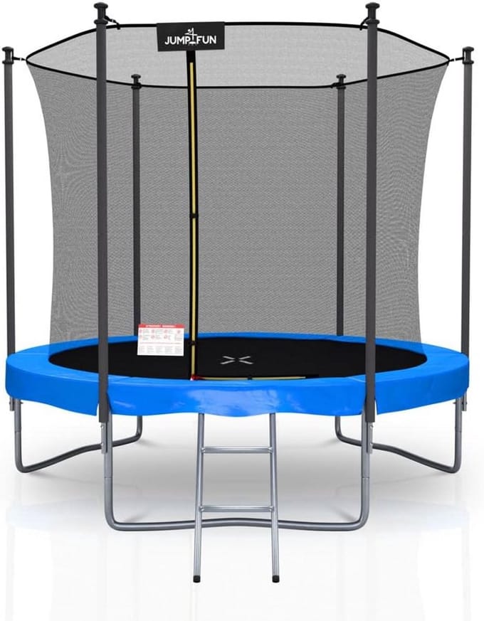 Trampoline Buiten 244 cm met Veiligheidsnet en Ladder