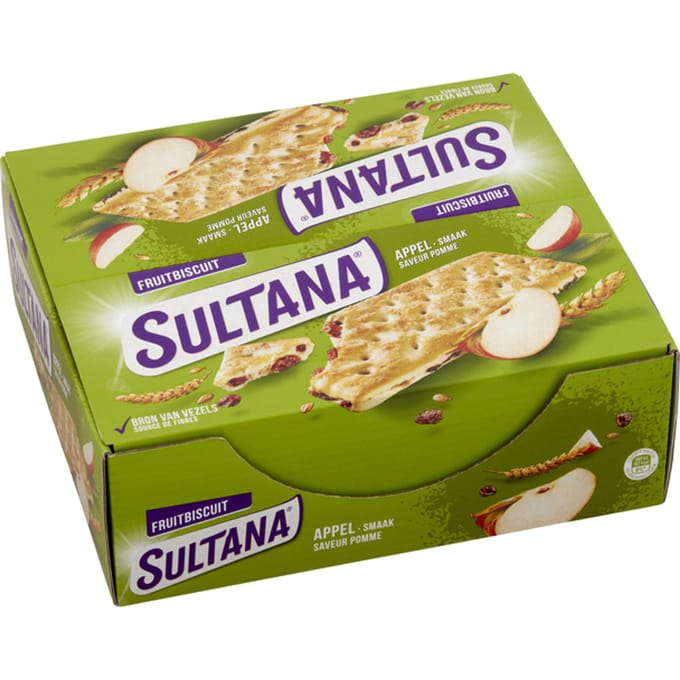 Fruitbiscuit Sultana appel 3-pack