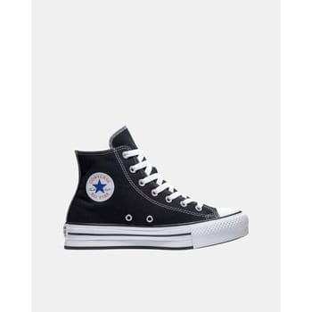 Converse All Star High Platform Junior - Zwart - Kind, Zwart 36