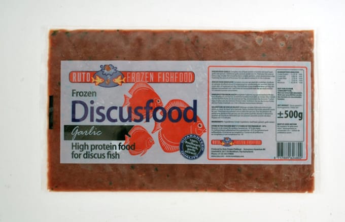 Ruto Discusvoer knoflook flatpack 500 gram | diepvries visvoer Diepvries