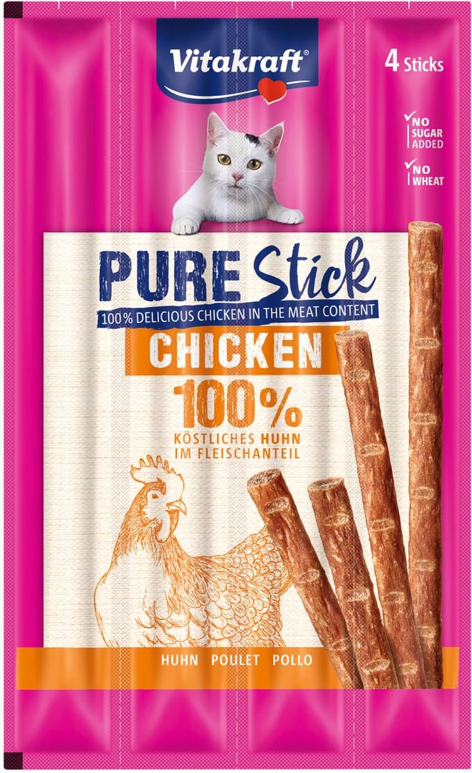 Vitakraft Purestick - Kattensnacks - Kip - MSC - 4 st